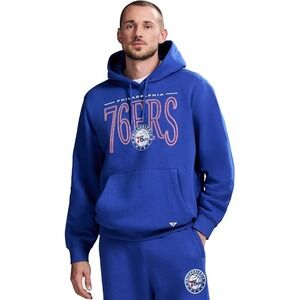 76ers NBA Men's Long Sleeve Classic Pullover Hoodie Fleece Sweatshirt MED